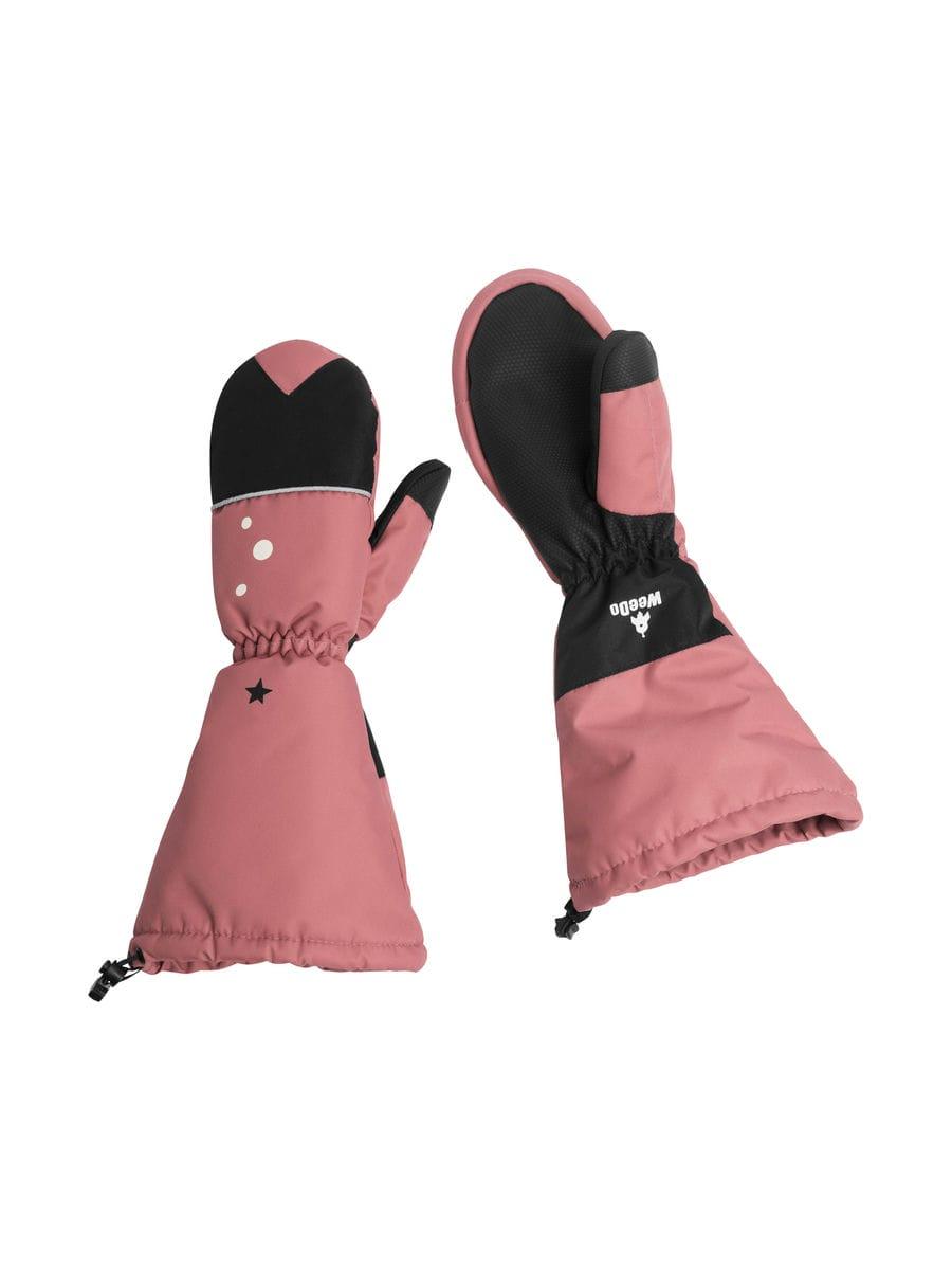 Mănuși roz călduroase și impermeabile pentru fete