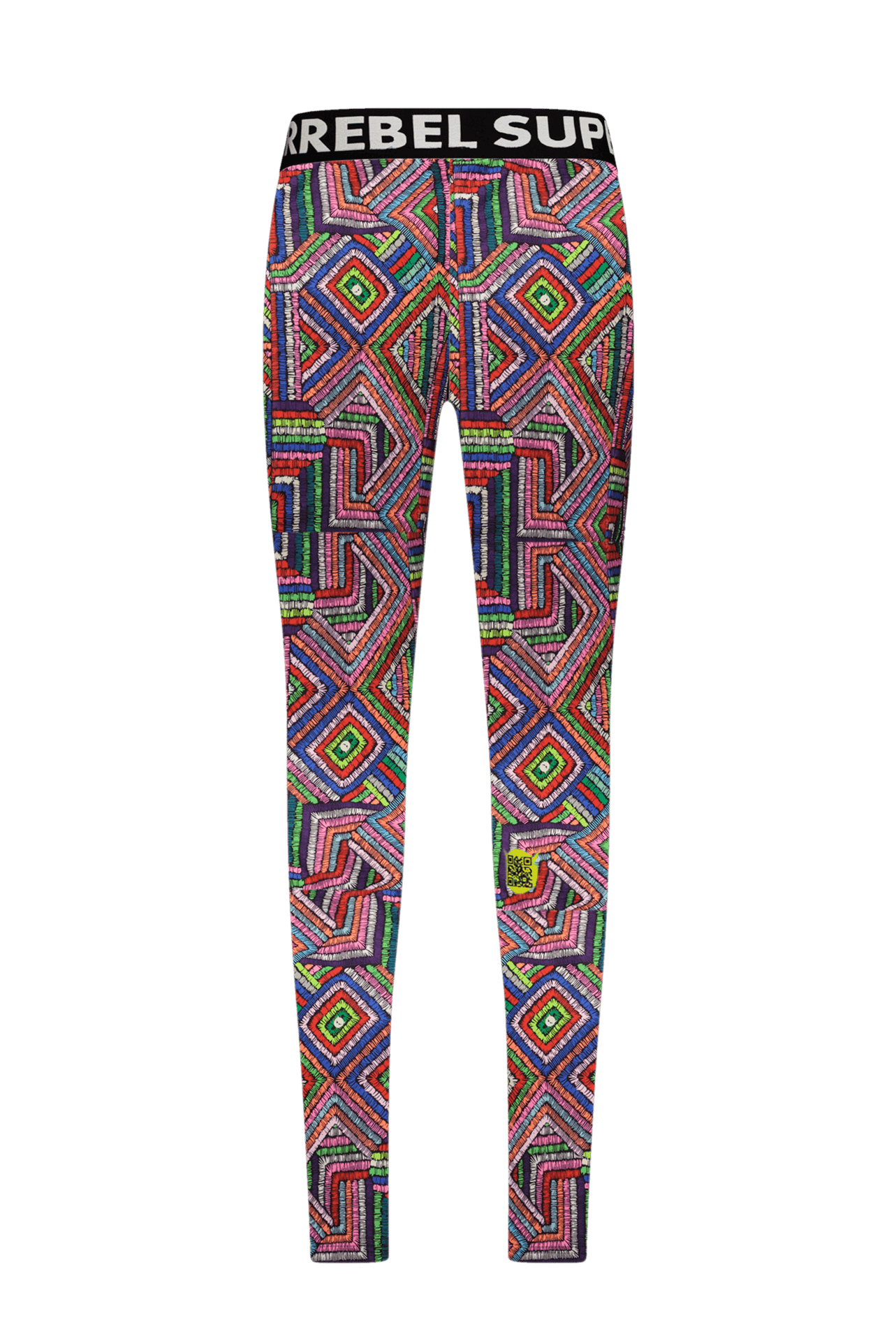 Colanți SPUNK Multicolor cu talie elastică și croială regular pentru fete