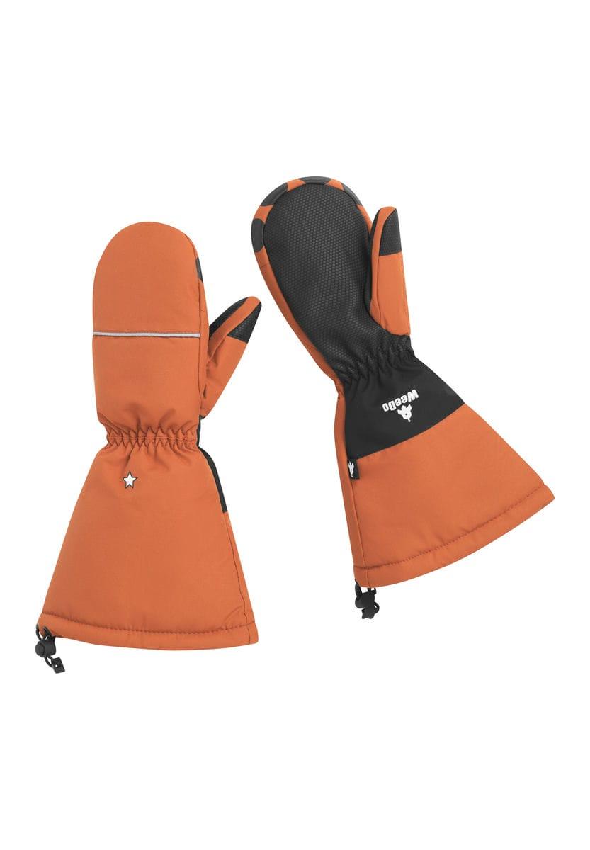 Mănuși maro călduroase și practice pentru copii