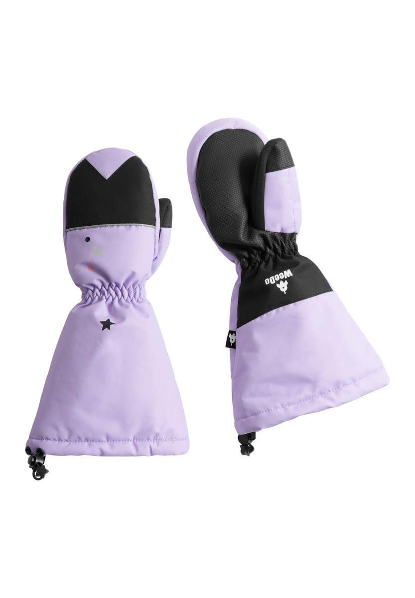 Mănuși mov călduroase și imermeabile pentru fete