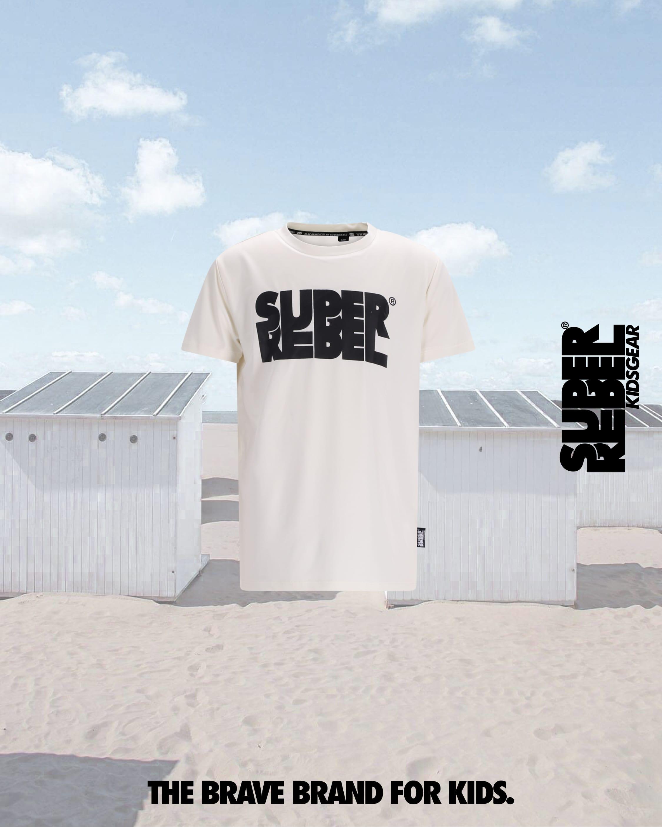 Tricou Surfer băieți alb, confortabil și cu protecție solară UPF 50+